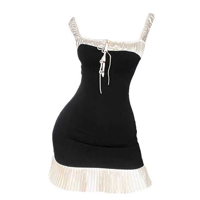 French Maid Mini Dress - Vedlit