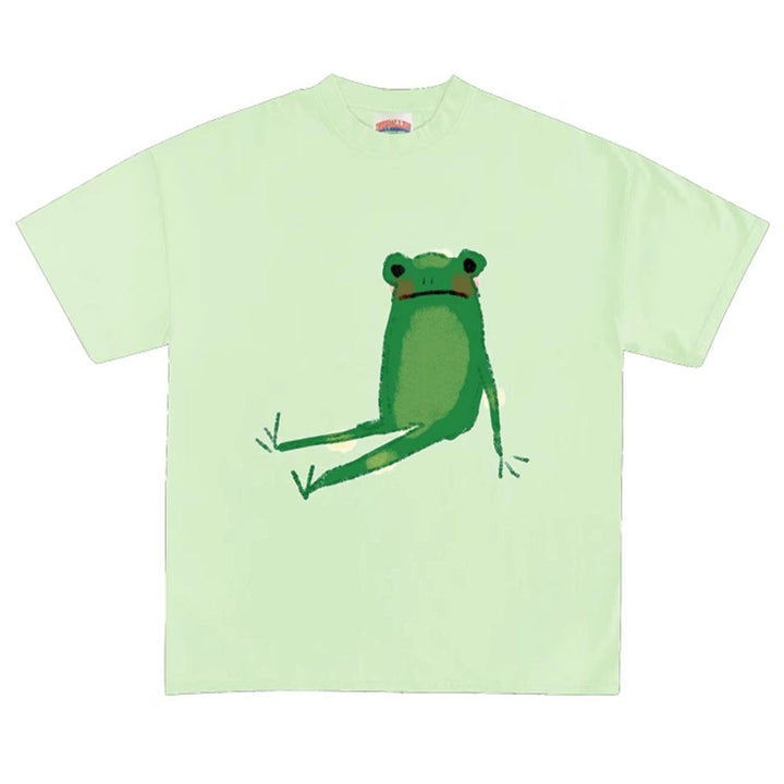 Comfy Frog Print Tee - Vedlit