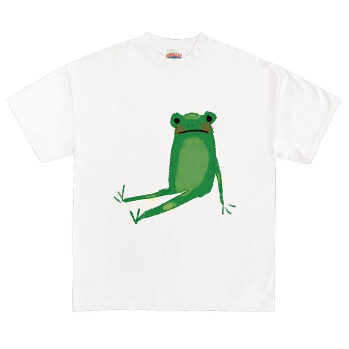 Comfy Frog Print Tee - Vedlit