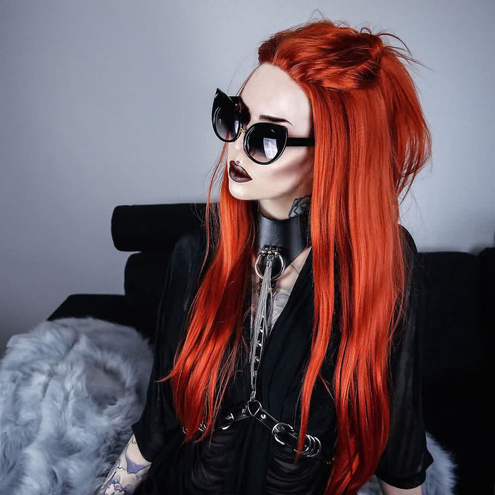 Gothic Cat Eye Sunglasses - Vedlit