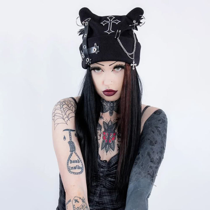 Gothic Rebel Soul Beanie - Vedlit