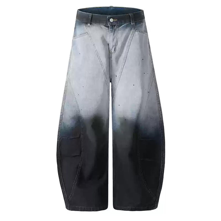 Faded Gradient Baggy Jeans - Vedlit