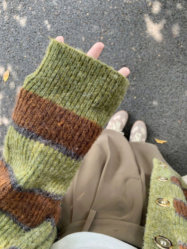 Local Coffee Shop Striped Cardigan - Vedlit