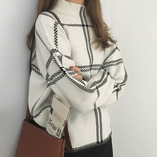 Grid Lounge Sweater - Vedlit