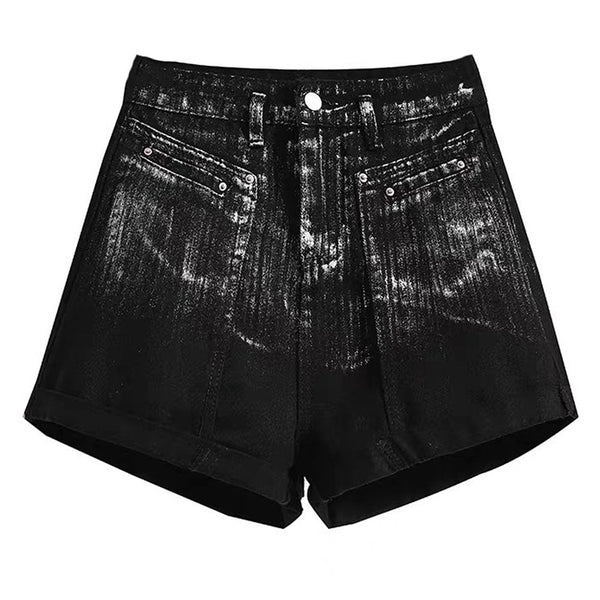Grunge Aesthetic Denim Shorts - Vedlit