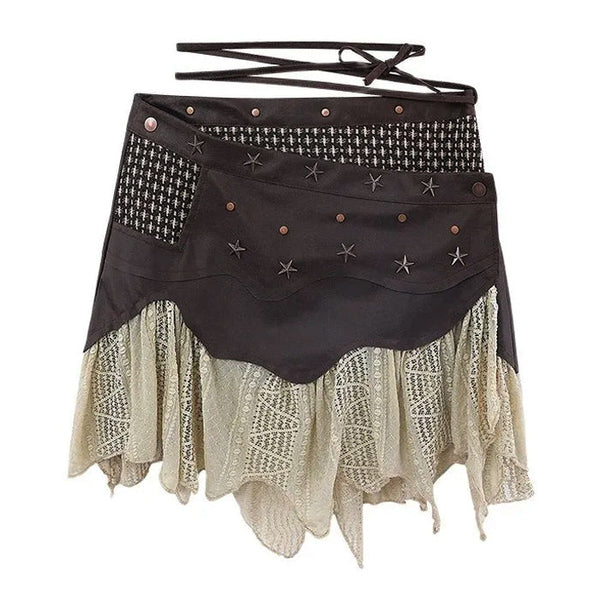 Grunge Fairy Mini Skirt - Vedlit