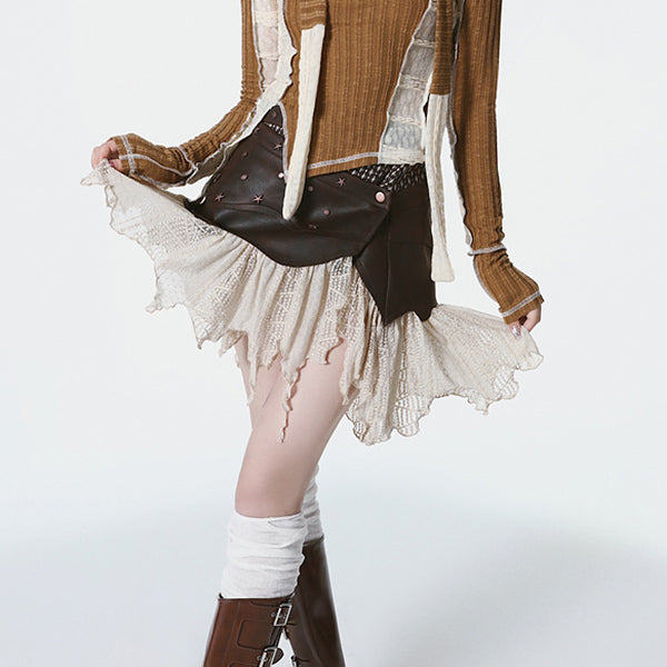 Grunge Fairy Mini Skirt - Vedlit