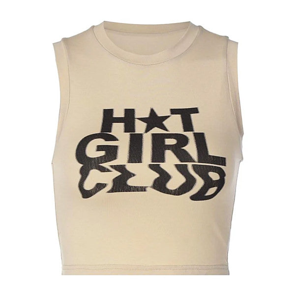 Hot Girl Club Crop Top - Vedlit