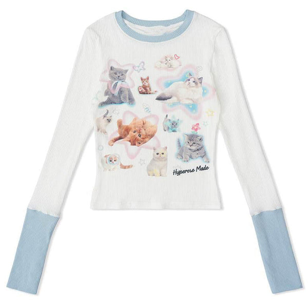 Kitty Long Sleeve Top - Vedlit