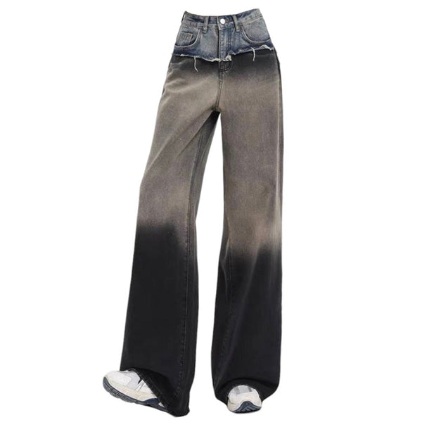 Control Freak Layered Baggy Jeans - Vedlit
