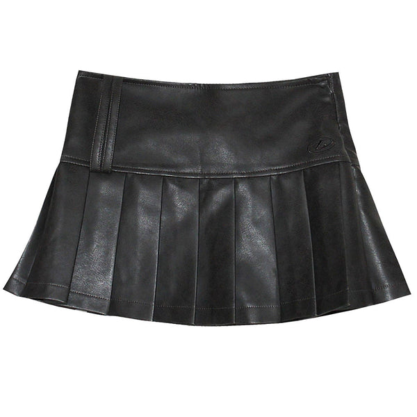 Model Behavior Leather Skirt - Vedlit