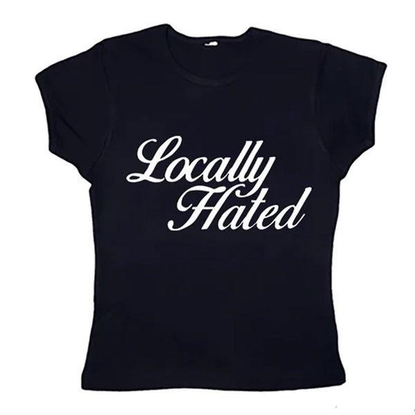 Locally Hated Cropped Tee - Vedlit