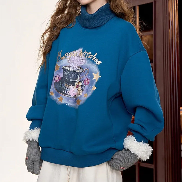 Magic Witches Printed Sweatshirt - Vedlit