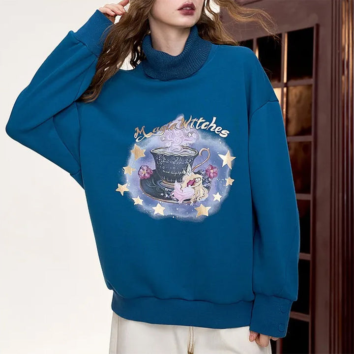 Magic Witches Printed Sweatshirt - Vedlit