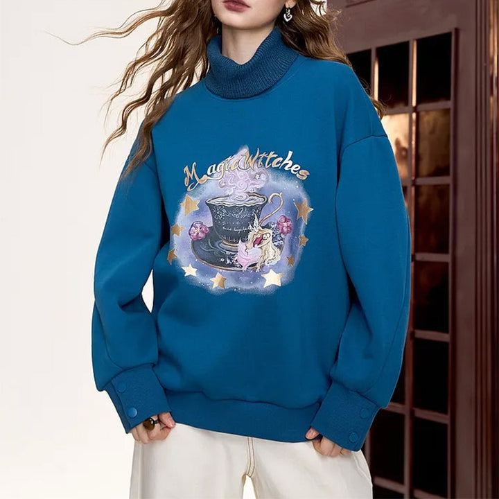 Magic Witches Printed Sweatshirt - Vedlit