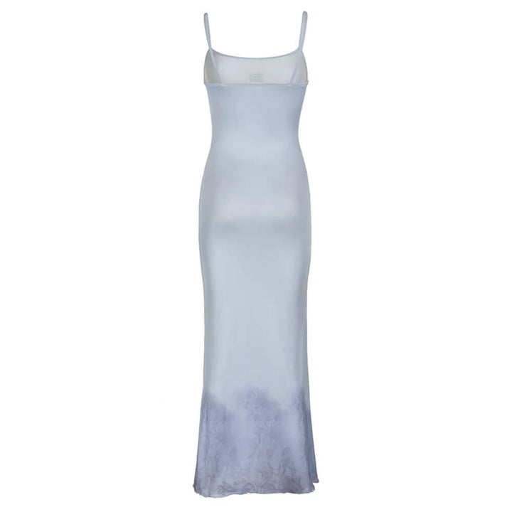 Mermaid Skeleton Print Dress - Vedlit
