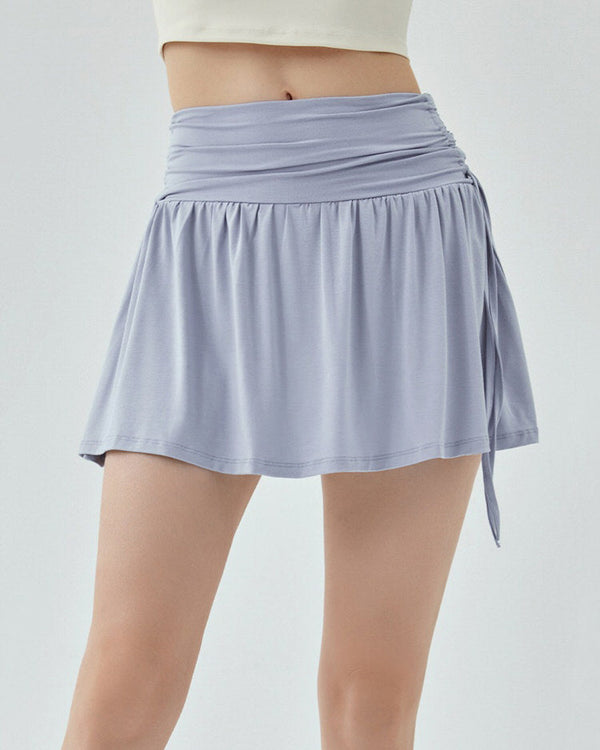 French Sun Tennis Skirt in Lavender - Vedlit