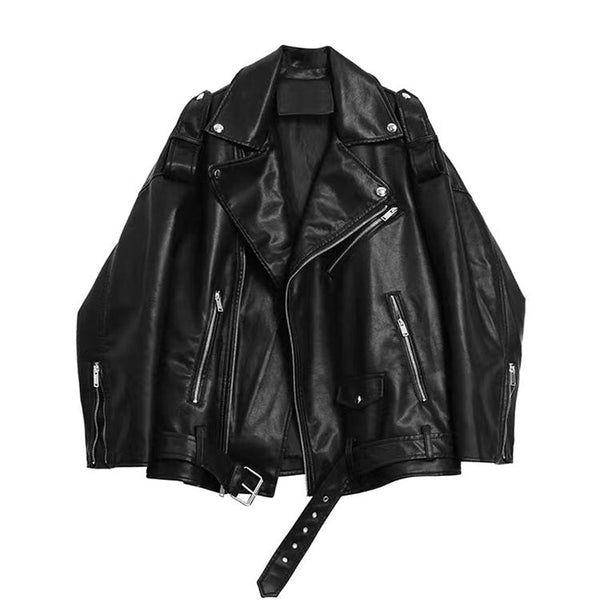 Come As You Are Grunge Leather Jacket - Vedlit