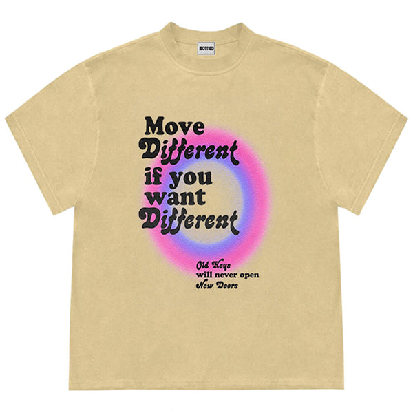 Move Different Graphic T-Shirt - Vedlit