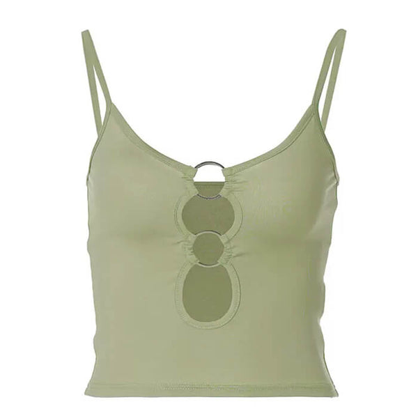 Cyber Celebrity O-Ring Cutout Top - Vedlit