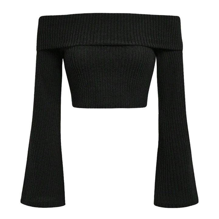 Cozy Days Off Shoulder Knit Top - Vedlit