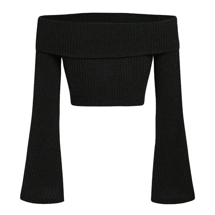 Cozy Days Off Shoulder Knit Top - Vedlit