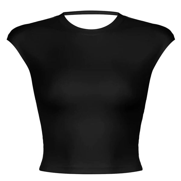 Old Money Open Back Crop Top - Vedlit