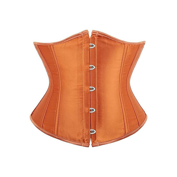 Orange Gothic Underbust Corset - Vedlit