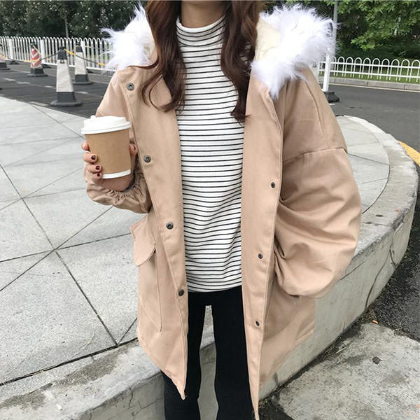 Cotton Candy Parka Coat - Vedlit
