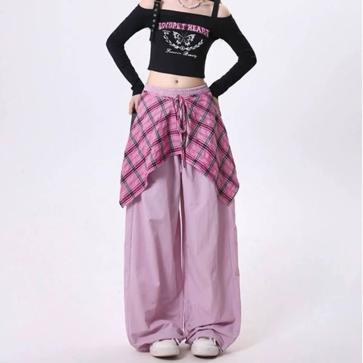 Soft Girl Aesthetic Shirt-Tied Pants - Vedlit