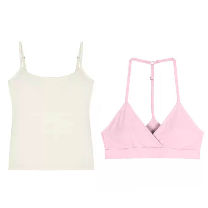 Soft Girl Bra & Tank Top Set - Vedlit