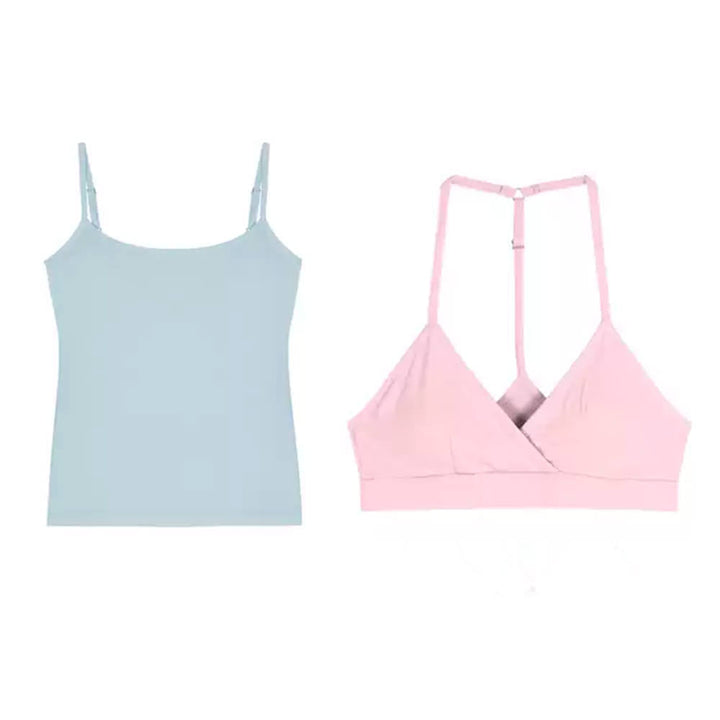 Soft Girl Bra & Tank Top Set - Vedlit