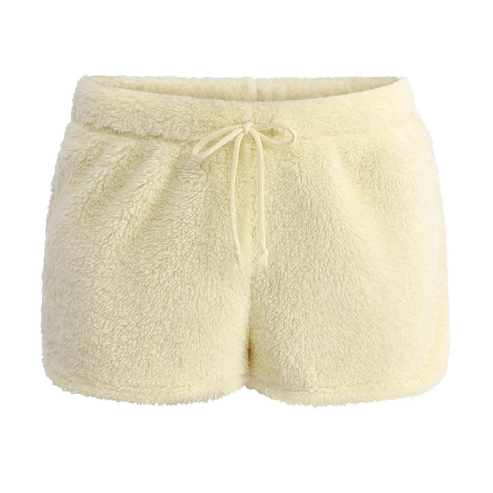 Pastel Fuzzy Mini Shorts - Vedlit