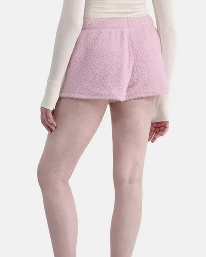 Pastel Fuzzy Mini Shorts - Vedlit