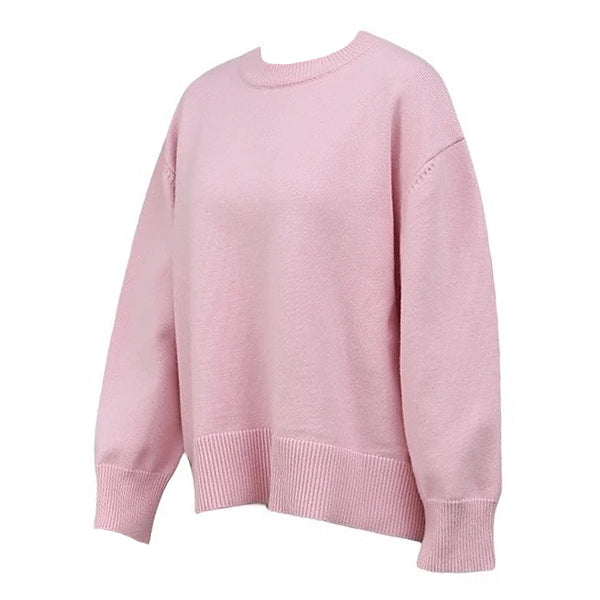 Pastel Pink Oversized Sweater - Vedlit