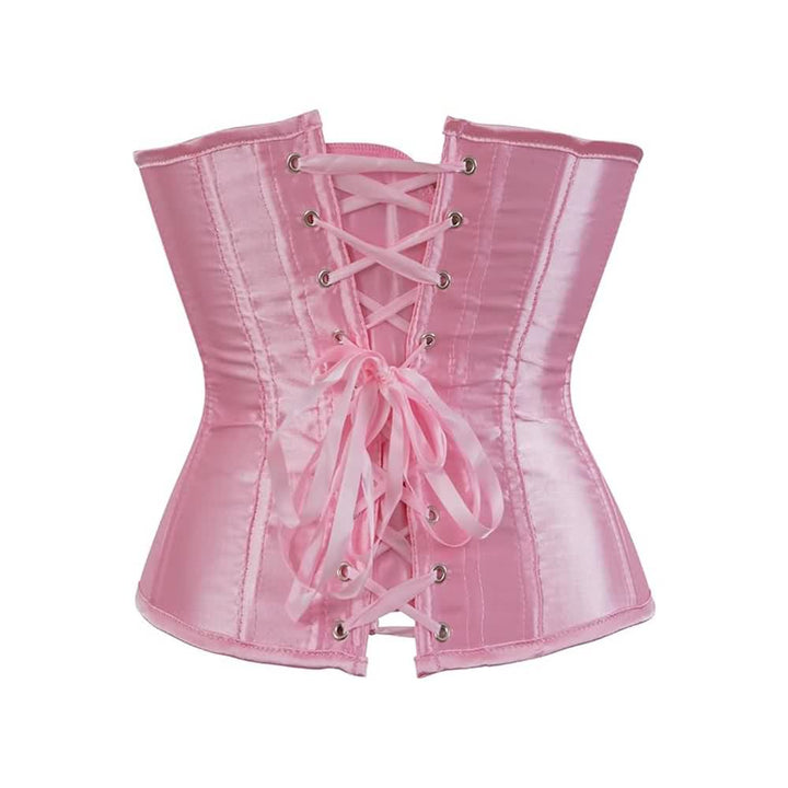 Pink Gothic Underbust Corset - Vedlit