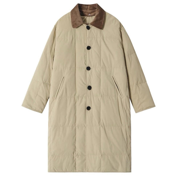 Preppy Style Quilted Coat - Vedlit