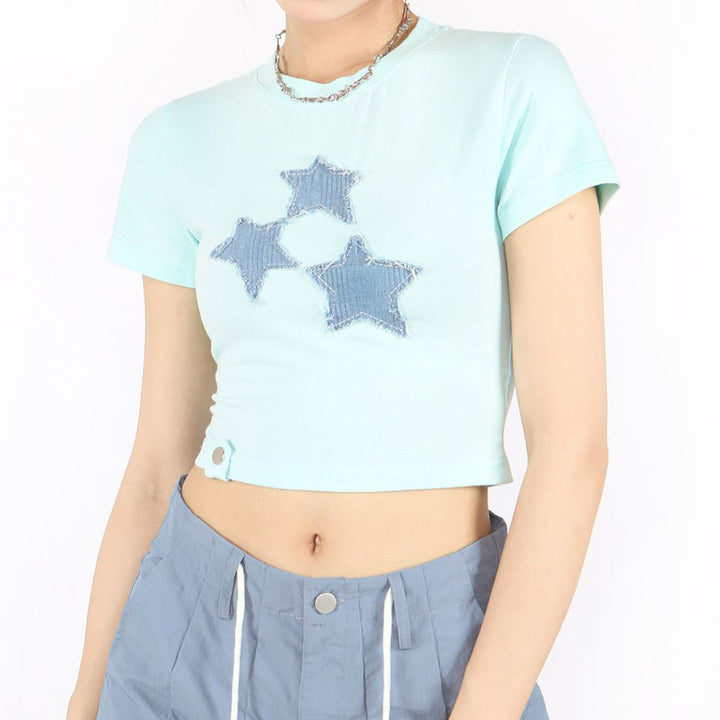 Too Pretty Star Crop Top - Vedlit