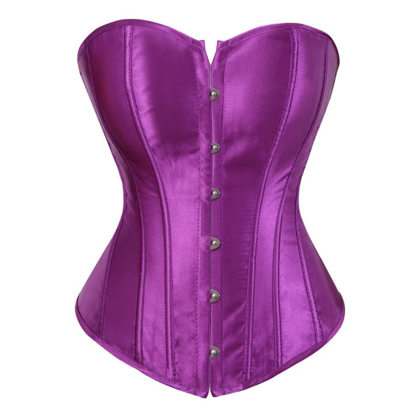 Purpureus Gothic Hourglass Overbust Corset - Vedlit