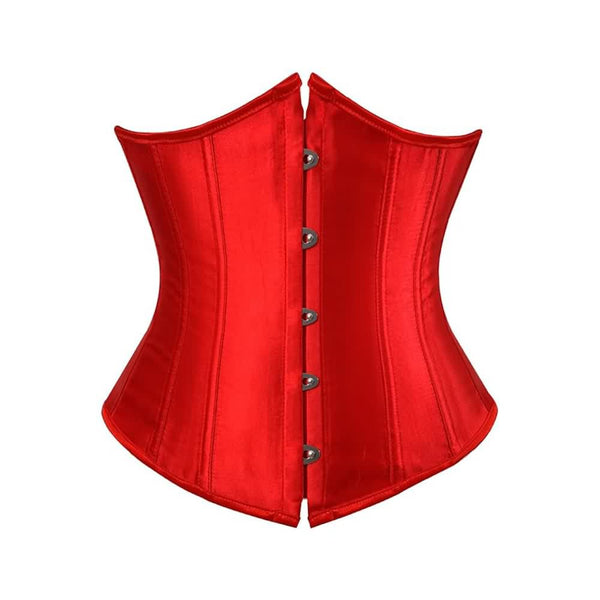 Red Gothic Underbust Corset - Vedlit