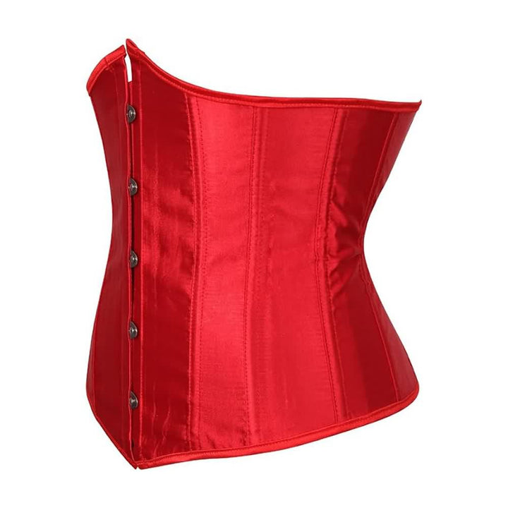 Red Gothic Underbust Corset - Vedlit