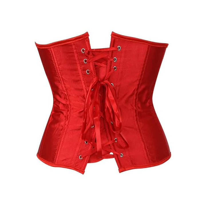 Red Gothic Underbust Corset - Vedlit