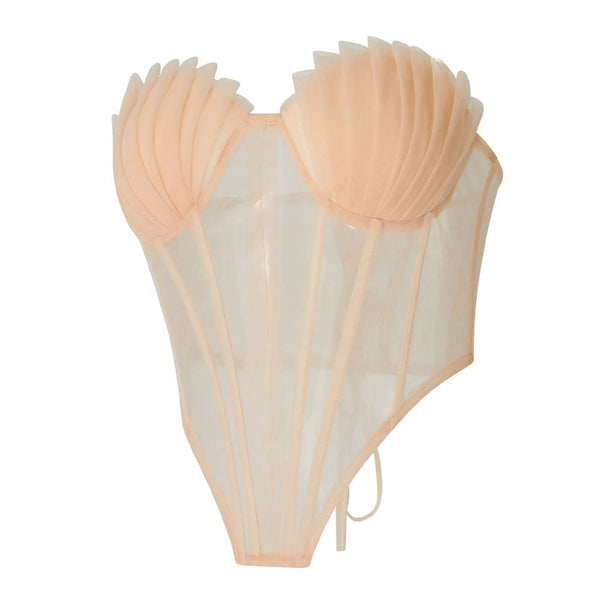 Mermaidcore Shell Corset Top - Vedlit