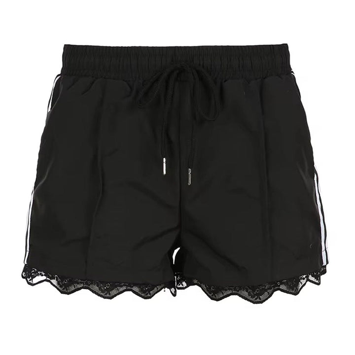 Blokette Side Stripe Lace Shorts - Vedlit