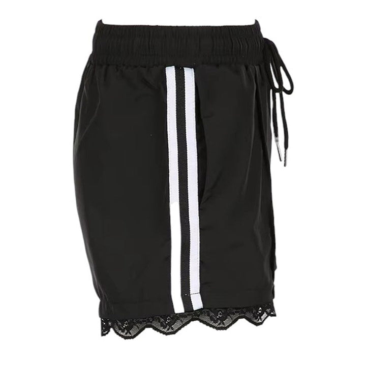 Blokette Side Stripe Lace Shorts - Vedlit