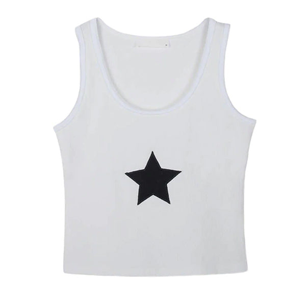 Skater Girl Star Tank Top - Vedlit