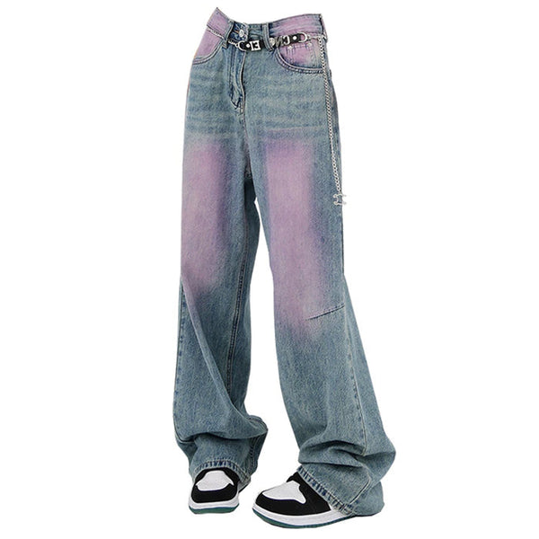 Skater Girl Wash Baggy Jeans - Vedlit