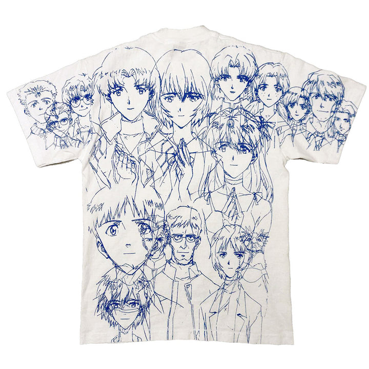Sketch Anime Print T-Shirt - Vedlit