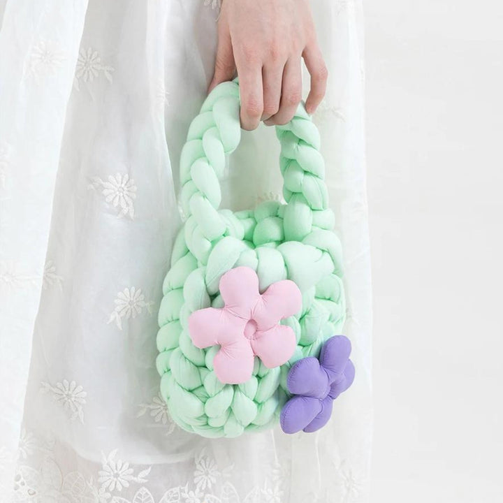 Soft Girl Super Bulky Yarn Handbag - Vedlit