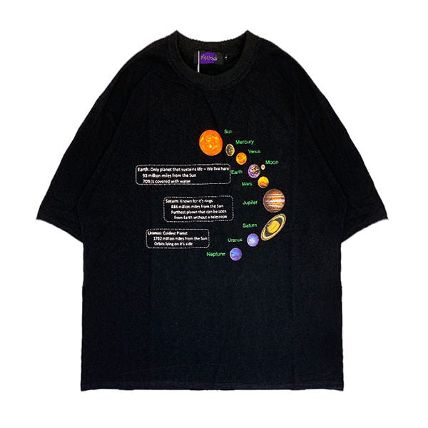 Solar System Oversized Tee - Vedlit
